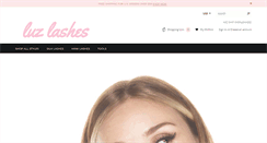 Desktop Screenshot of luzlashes.com